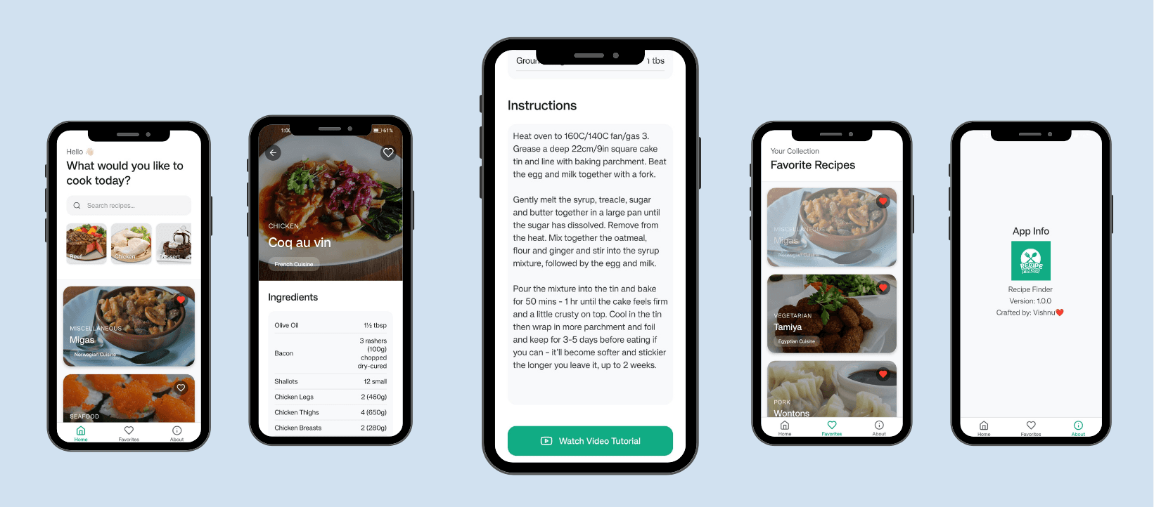 Recipe Finder App - MealDB API